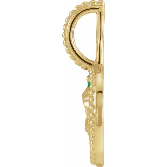 14k Yellow Gold Diamond and Gemstone Zodiac Pendants