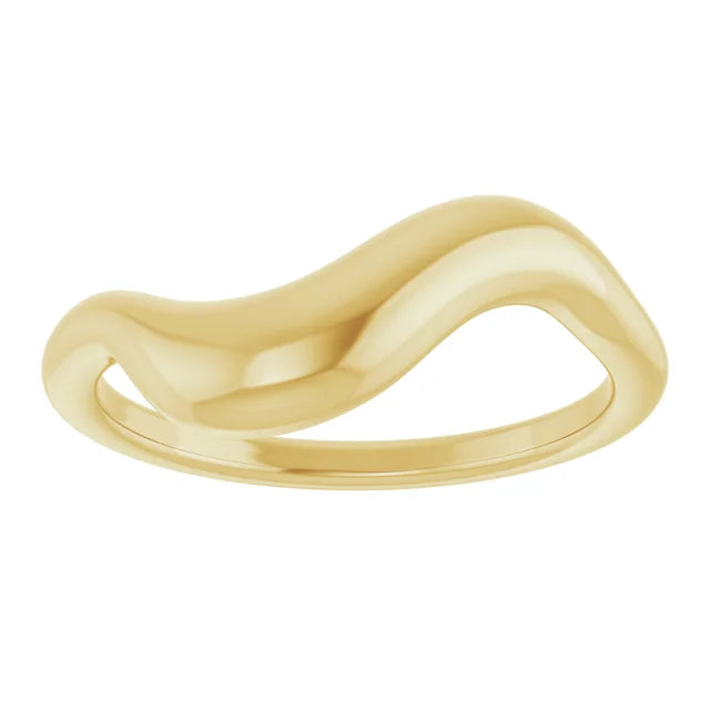 14K Yellow Gold Bubble Ring- Ring Size 7