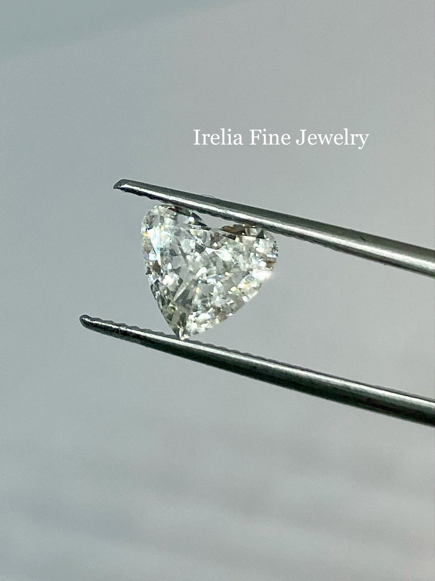 1.32 carat Natural Heart Diamond , Color H , Clarity SI2 - EGL #US92574601D