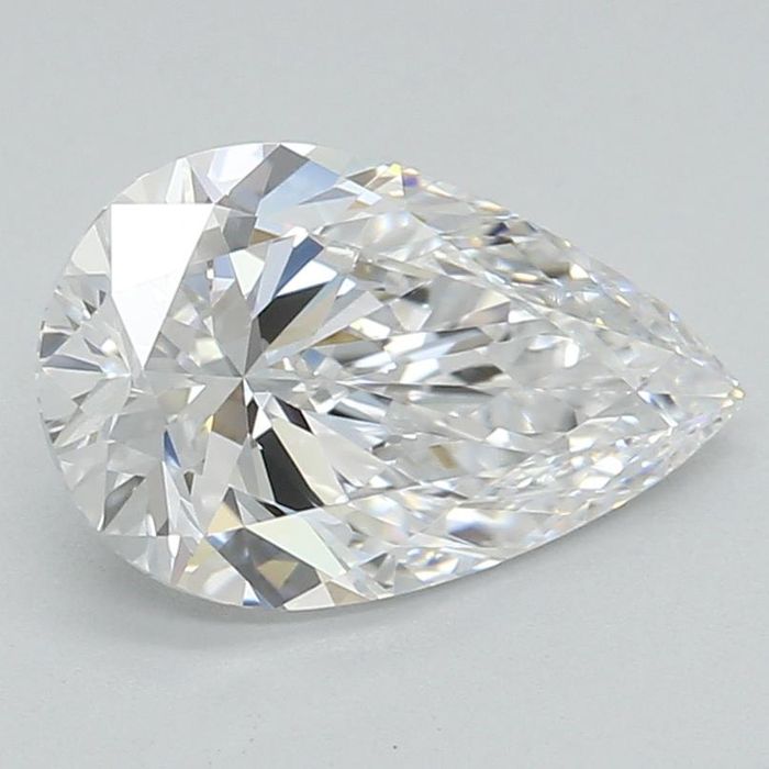 PEAR 1.15 Lab Grown Diamond , Color D , Clarity VVS1, GCAL TRIPLE EXCELLENT Certificate LG331860341