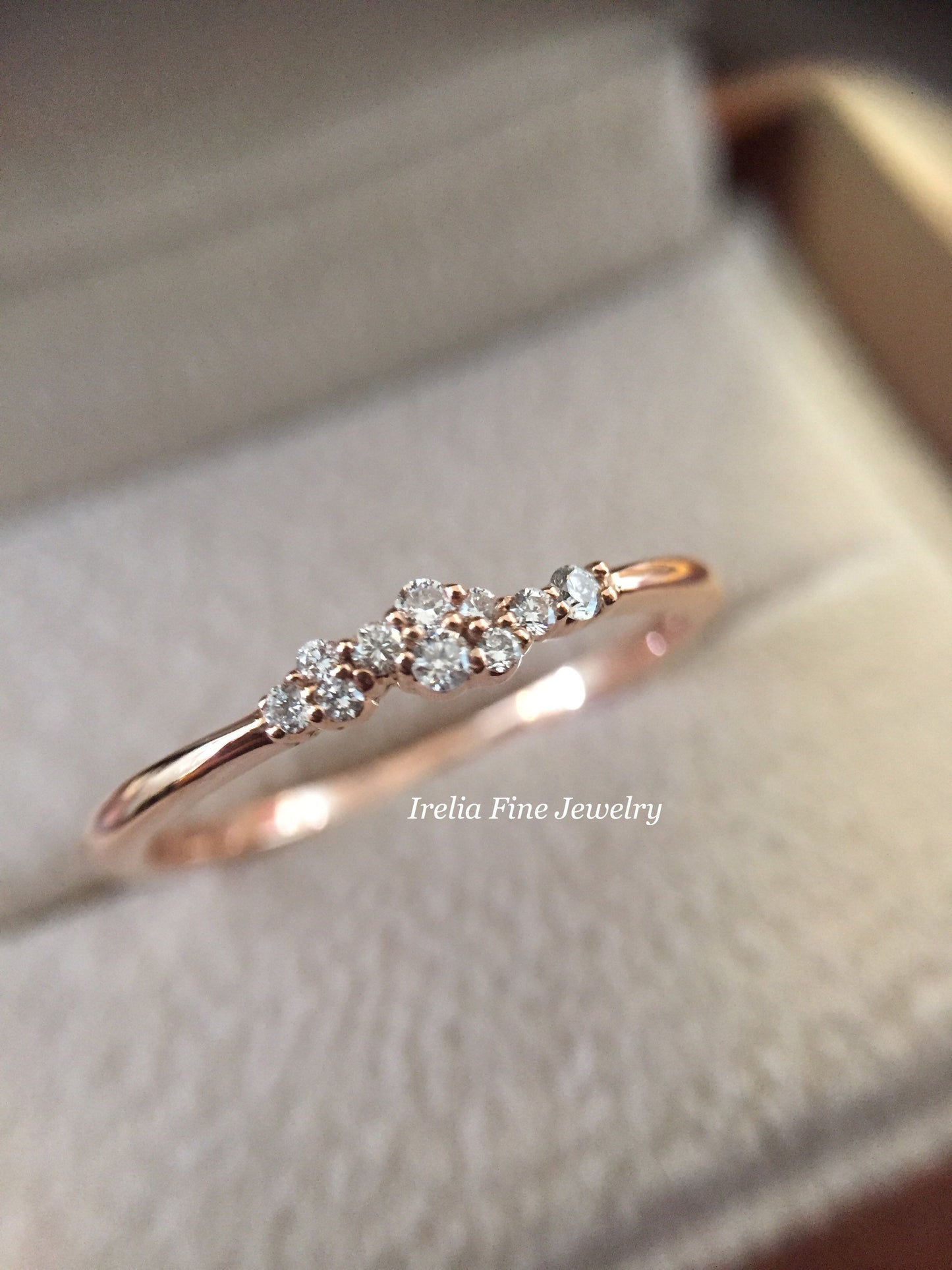 Cluster diamond Ring