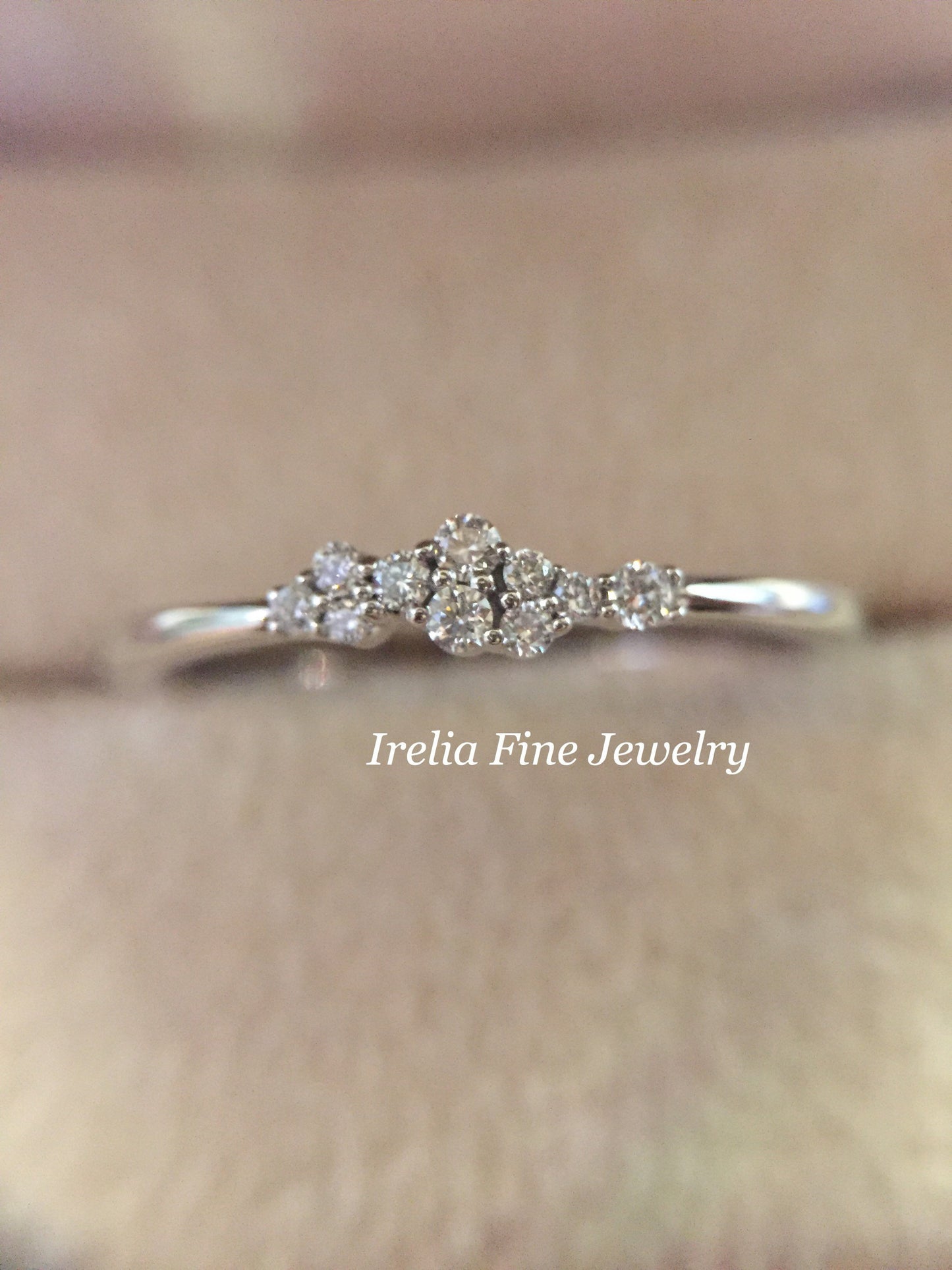 Cluster diamond Ring