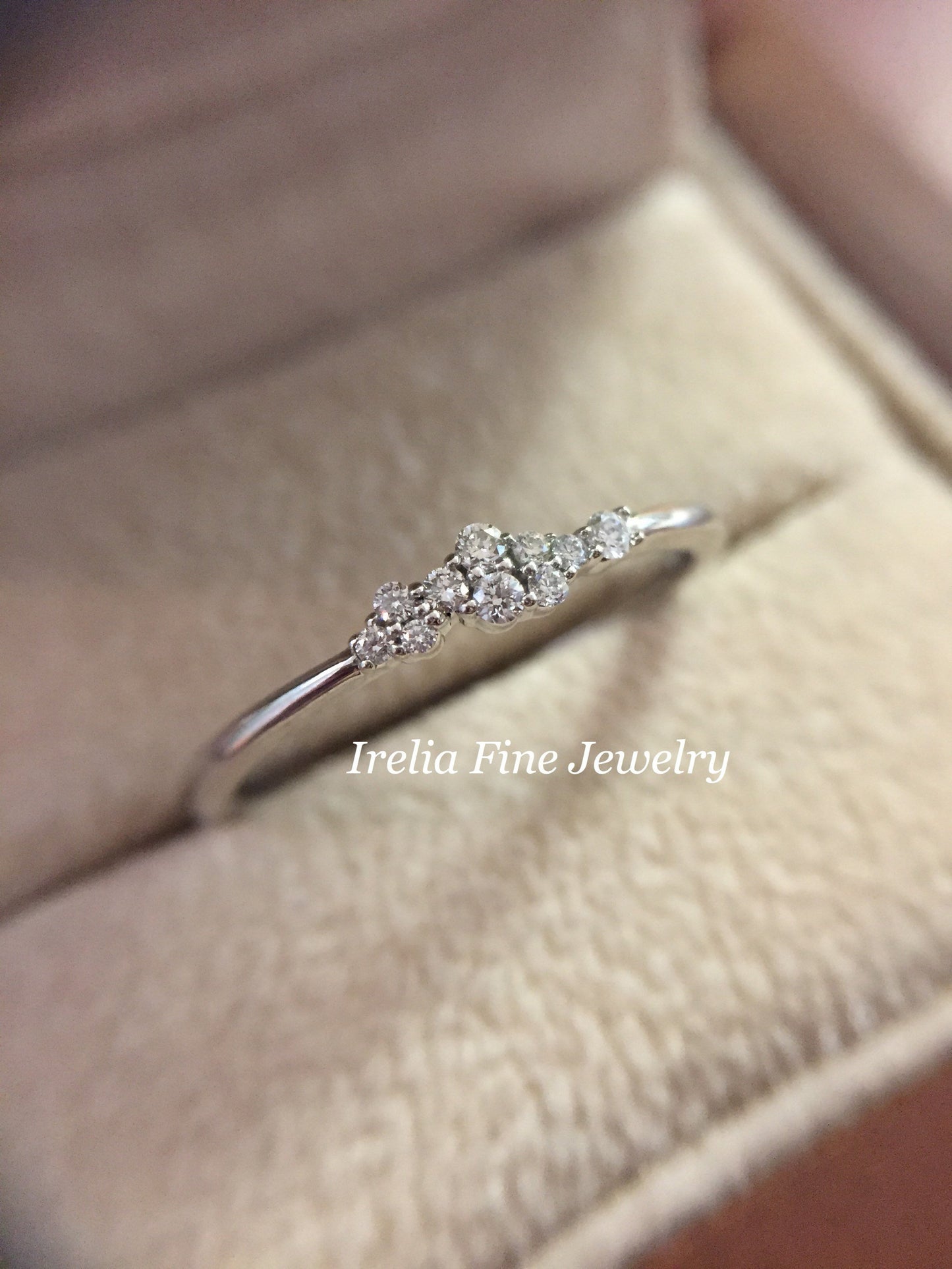 Cluster diamond Ring