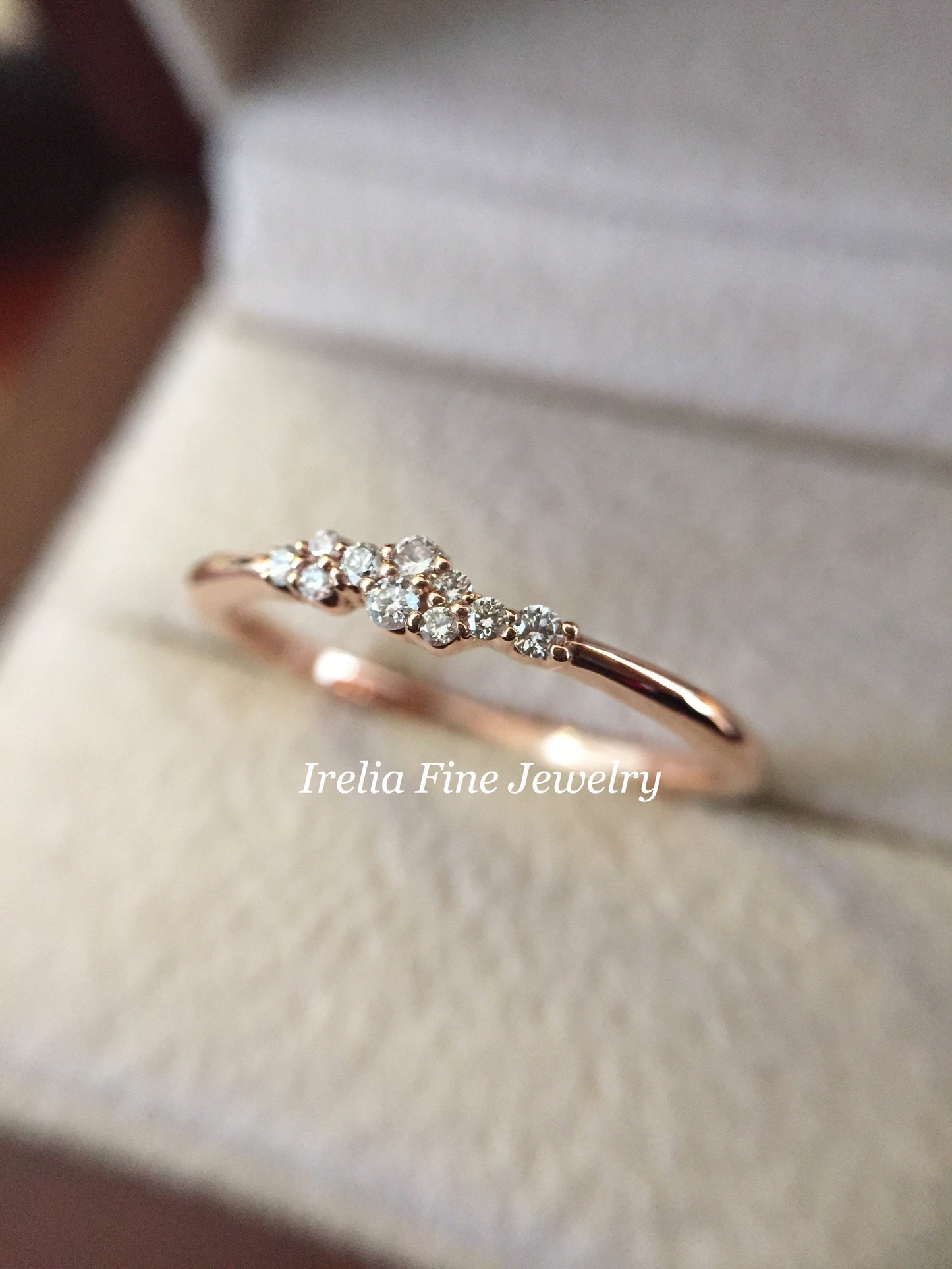 Cluster diamond Ring