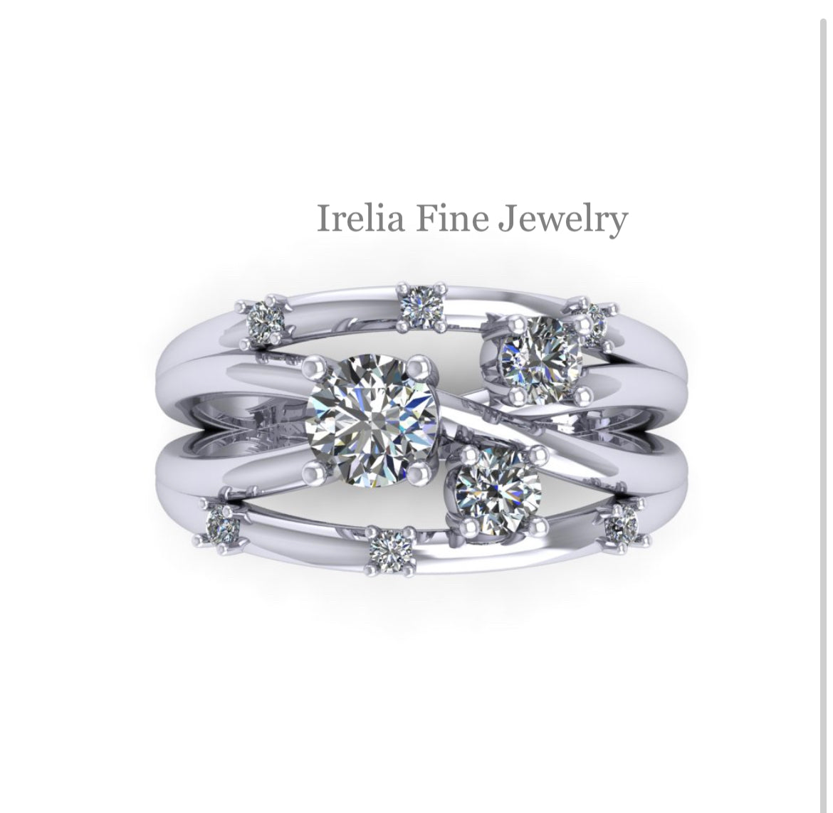 Redesign Engagement Ring & Band to Custom Create a Ring Hand Ring