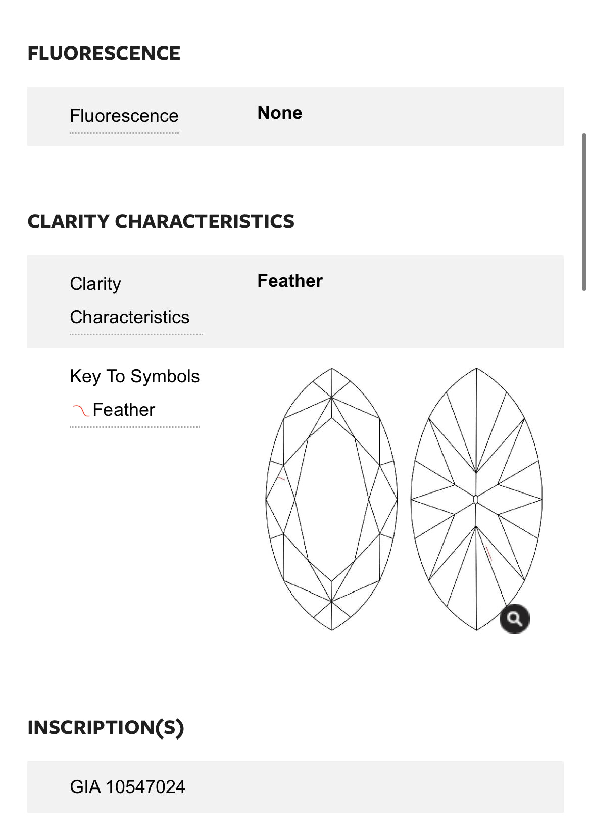 1.00 carat Marquise Diamond D, VS1 , GIA CERTIFICATE 10547024