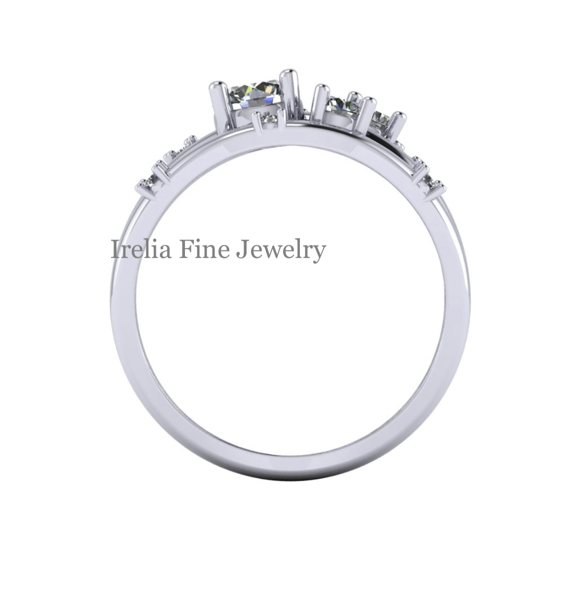 Redesign Engagement Ring & Band to Custom Create a Ring Hand Ring