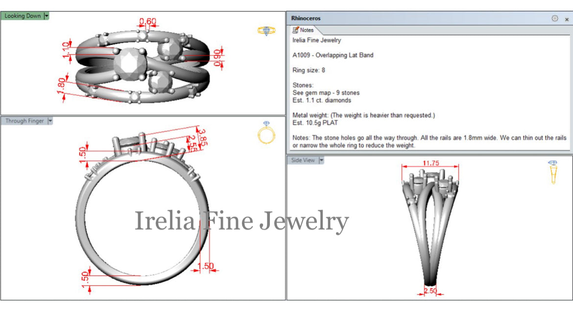 Redesign Engagement Ring & Band to Custom Create a Ring Hand Ring