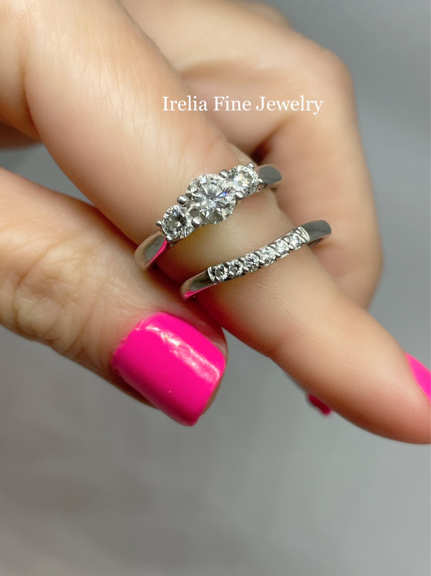 Redesign Engagement Ring & Band to Custom Create a Ring Hand Ring