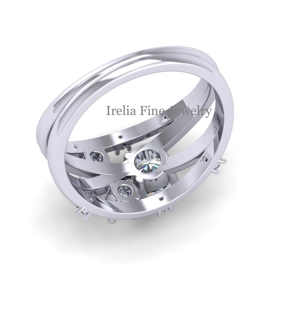 Redesign Engagement Ring & Band to Custom Create a Ring Hand Ring