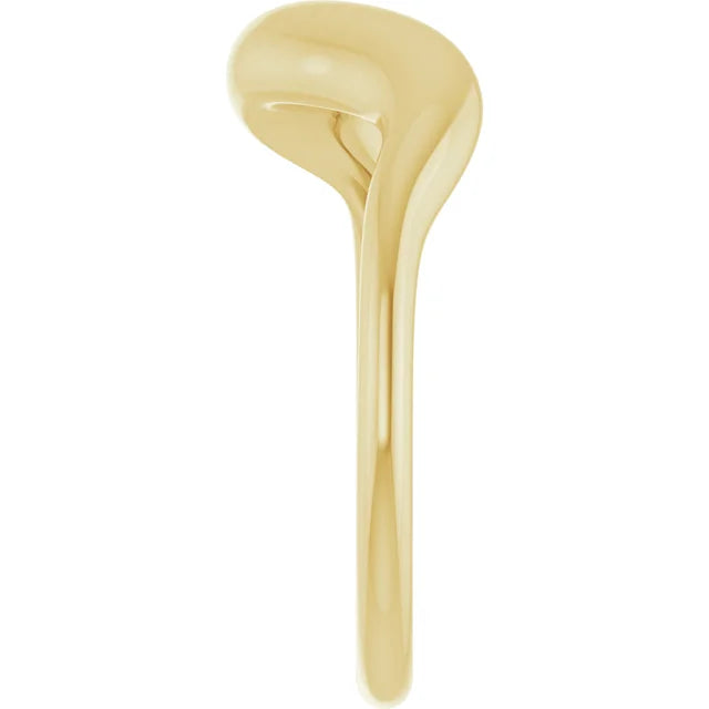 14K Yellow Gold Bubble Ring- Ring Size 7