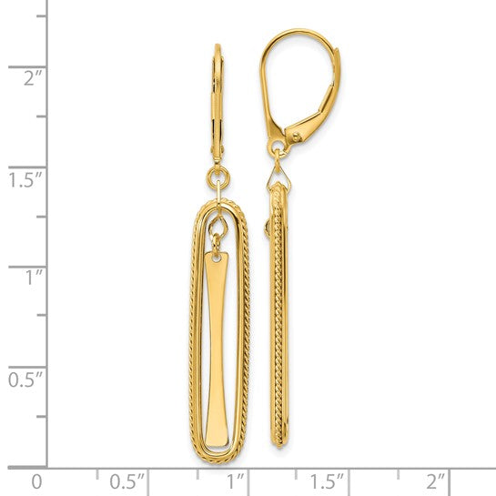 14k Gold Dangle Earrings
