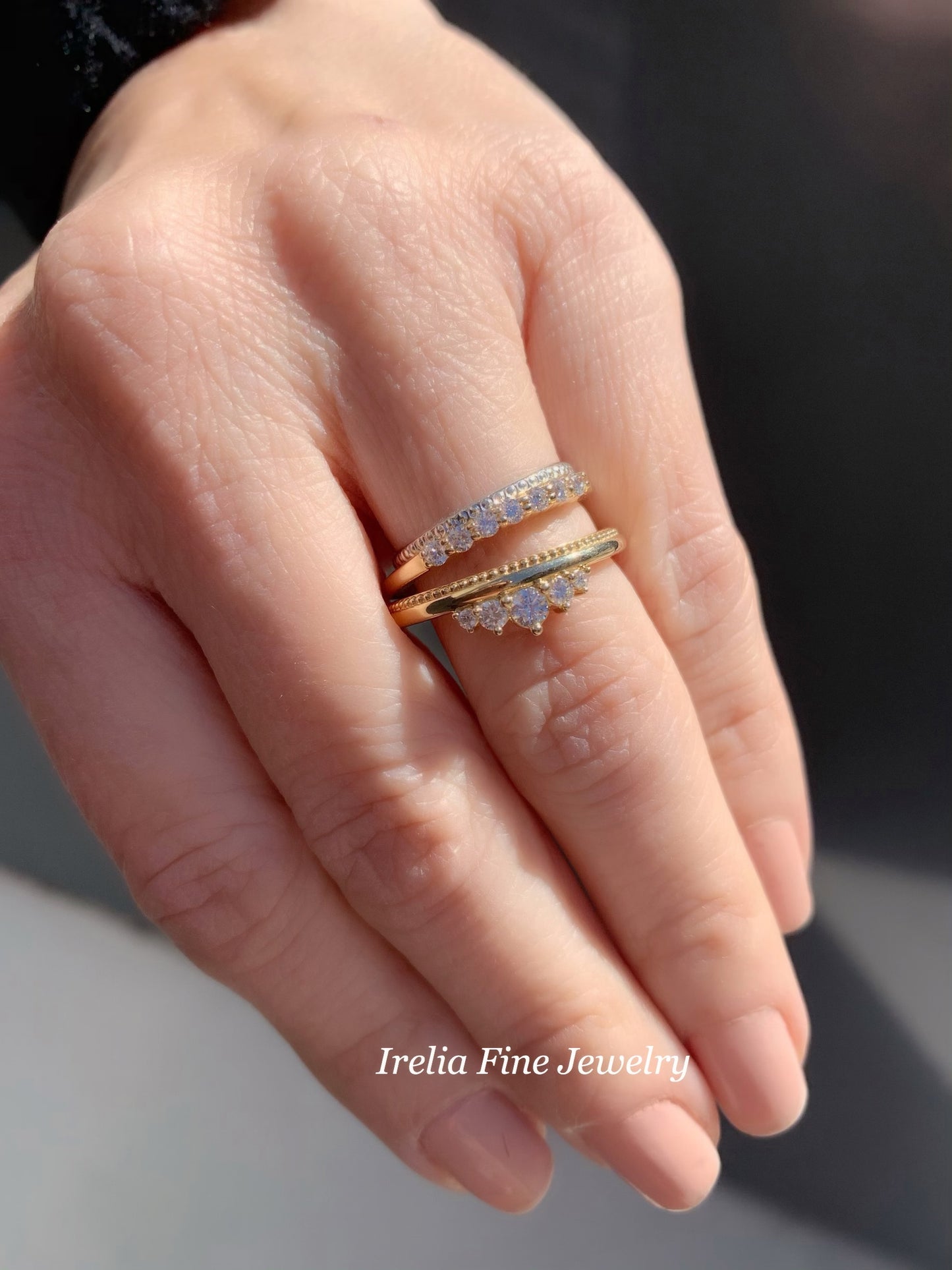 14K Gold 1/5 CTW Diamond Stackable Diamond Ring