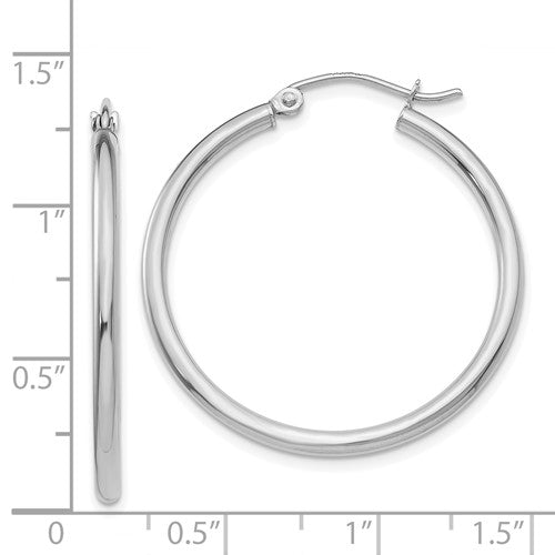 Lightweight Tube Hoop Earrings